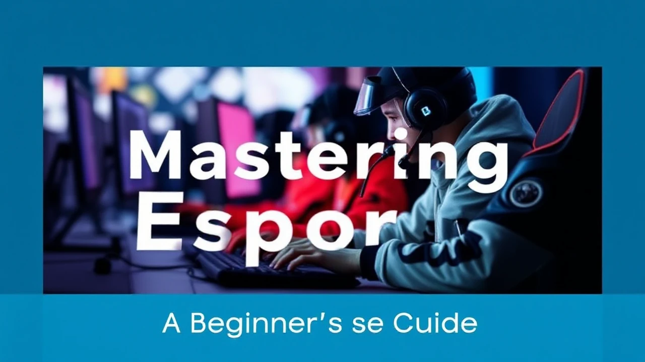 Mastering Esports: A Beginner's Guide to Competitive Gaming