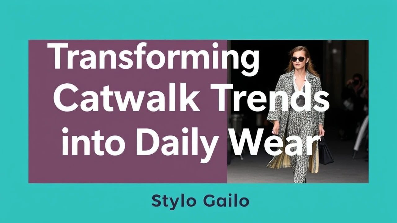 Transforming Catwalk Trends into Daily Wear: Style Guide