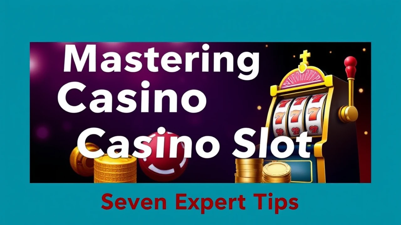 Mastering Casino Slots: Seven Expert Tips