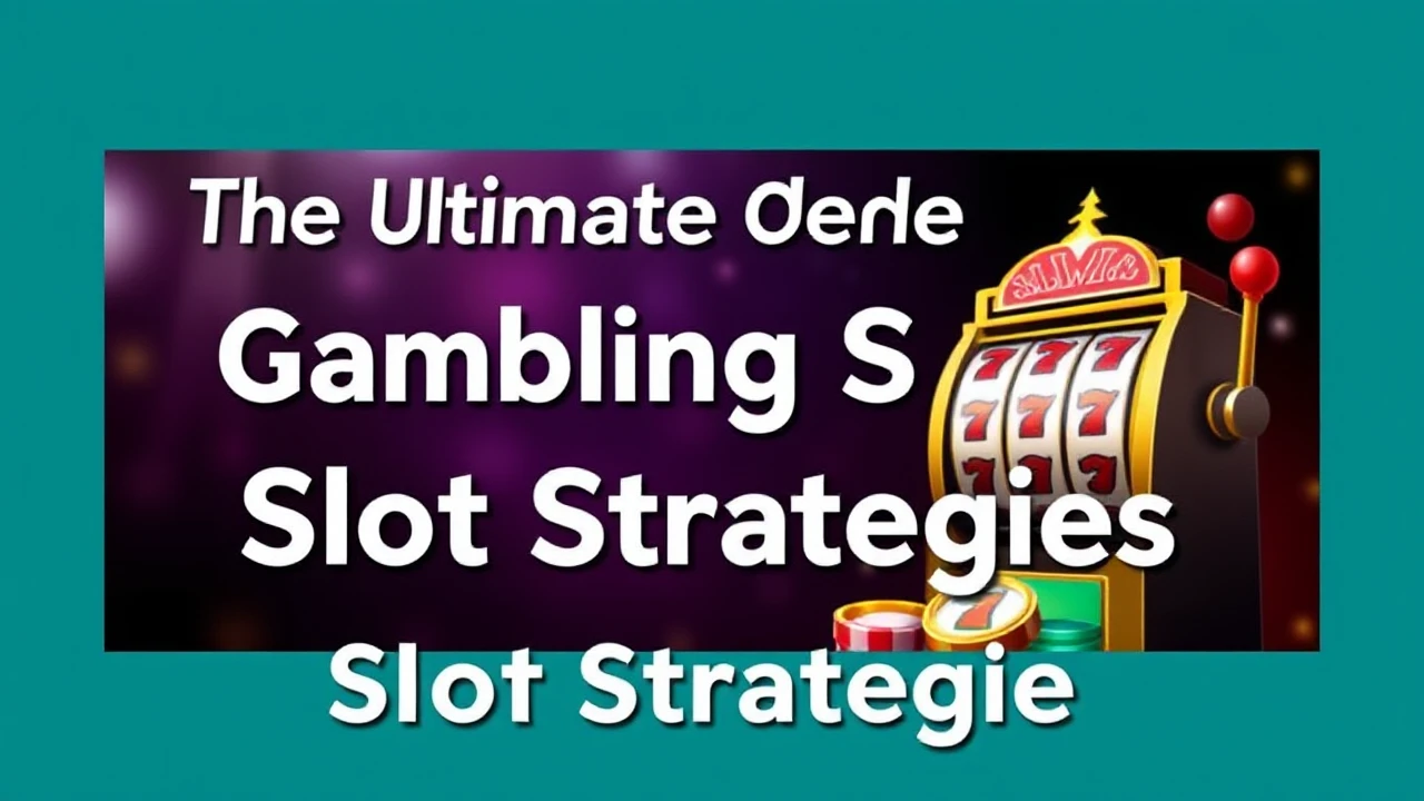 The Ultimate Guide to Gambling Den Slot Strategies