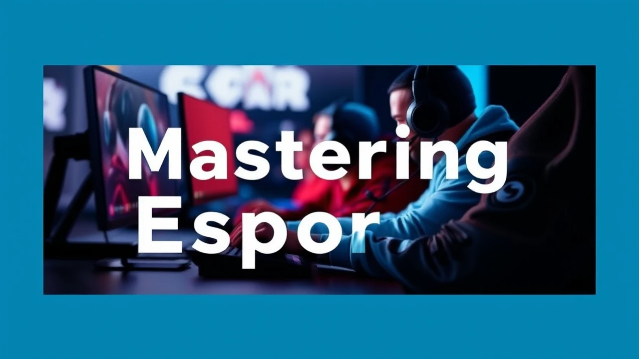 Mastering Esports: A Beginner's Guide to High-Level Gaming