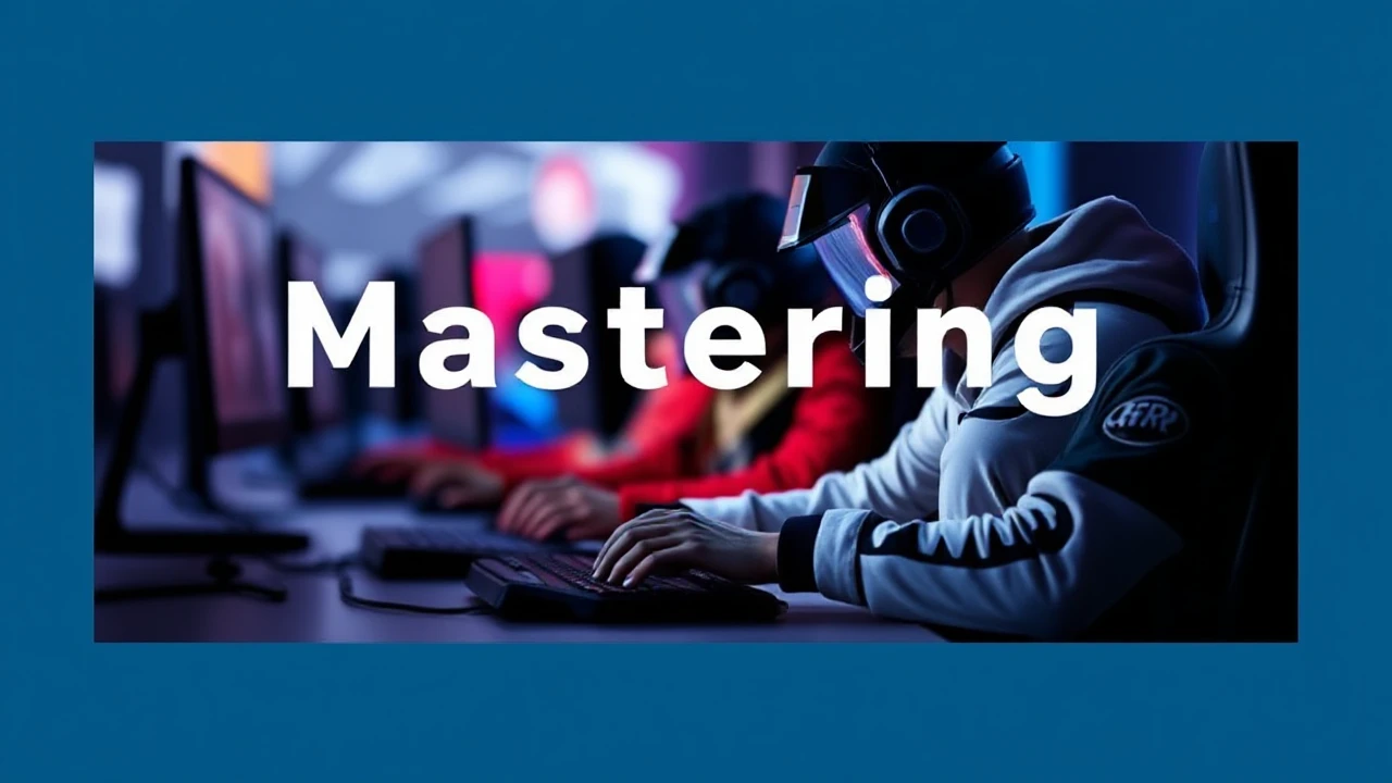 Mastering Esports: A Beginner's Introduction to Competitive Gaming