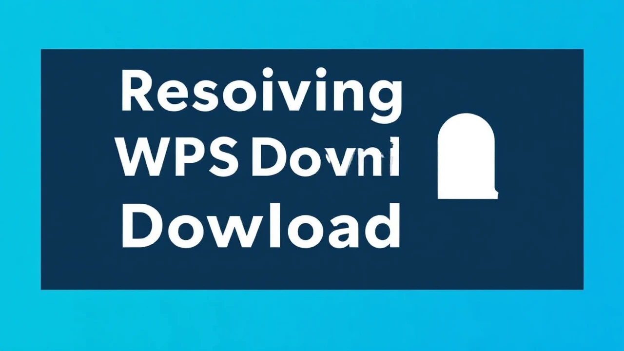 Resolving WPS Download: Common Issues and Resolutions