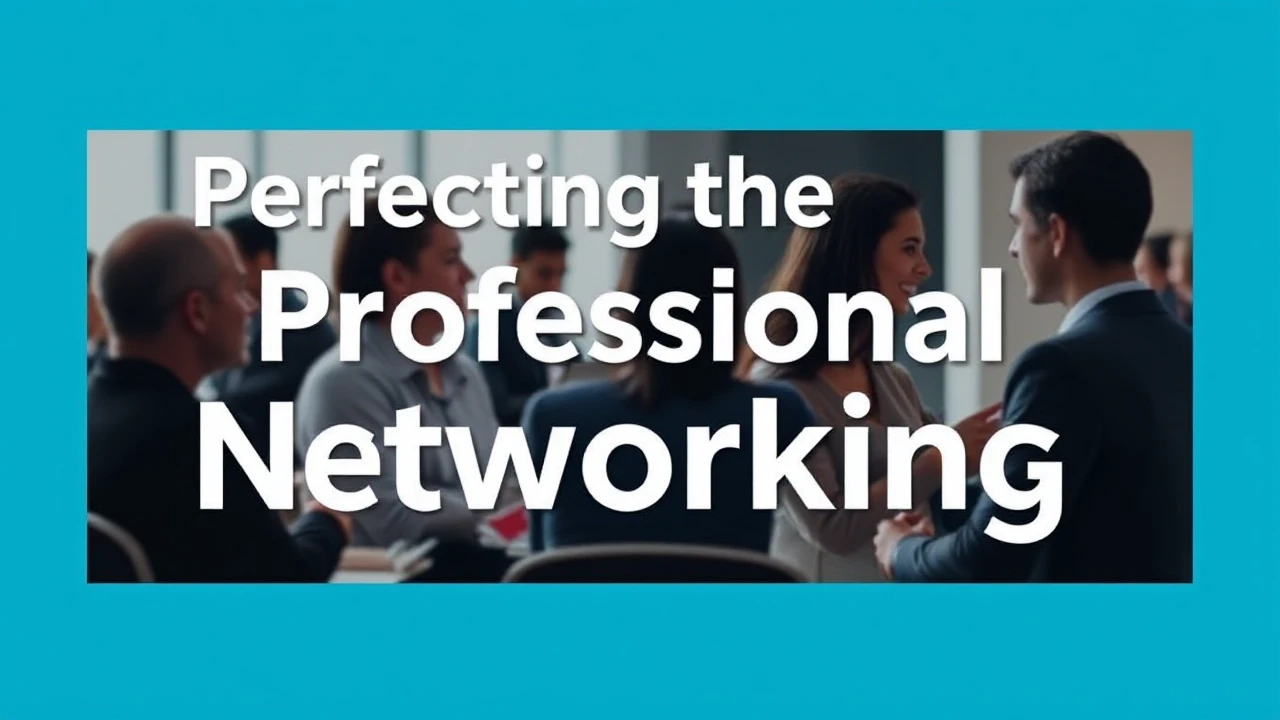 Perfecting the Art of Professional Networking: A Detailed Guide
