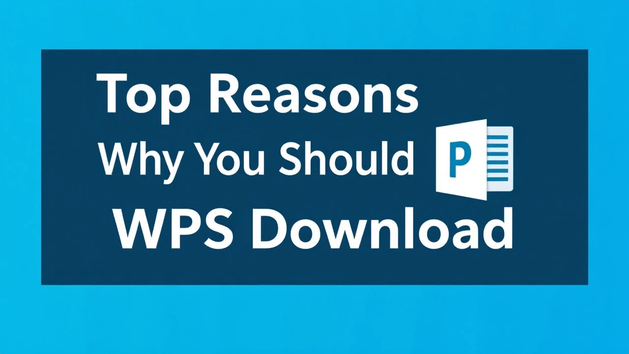 Top Reasons Why You Should Use WPS Download