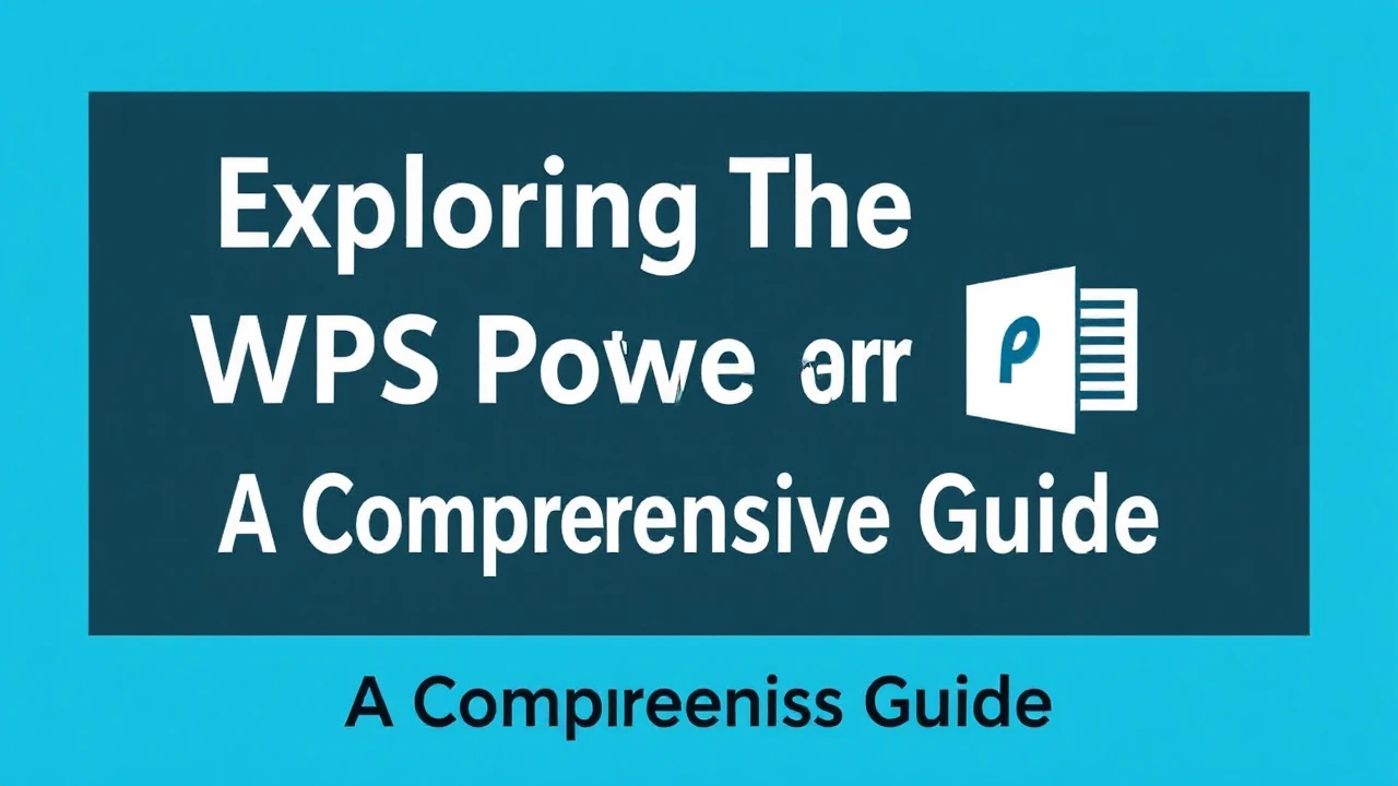 Exploring The WPS Power of WPS Office Suite: A Comprehensive Guide