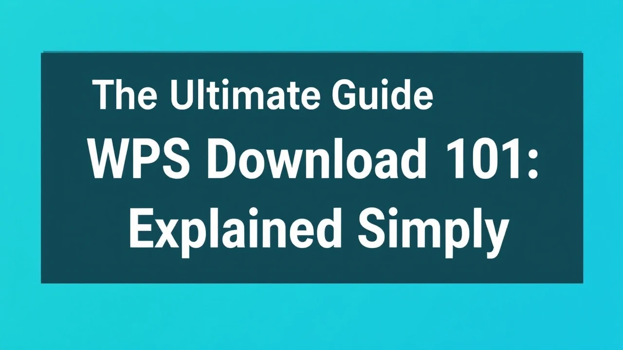 The Ultimate Guide WPS Download 101: Explained Simply