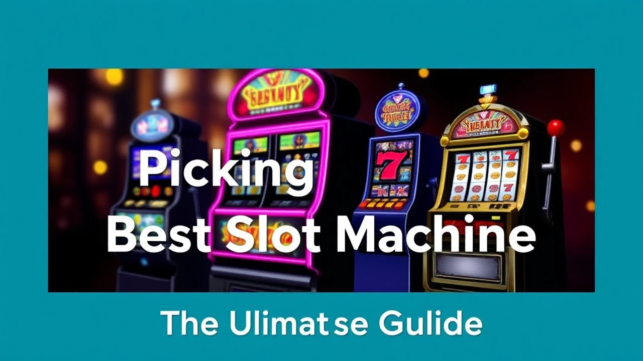 The Ultimate Guide for Picking the Best Slot Machine
