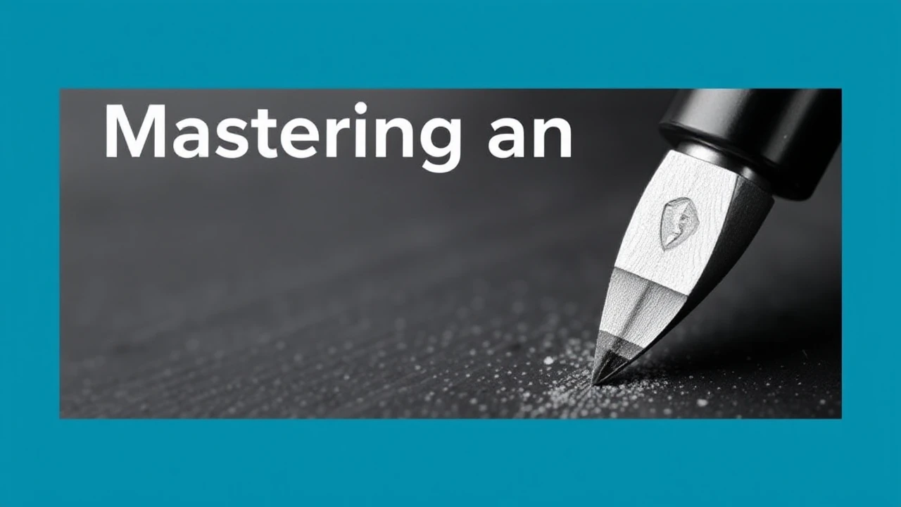 Mastering an Engraving Tool: A Decade of Essential Tips for Professional Results