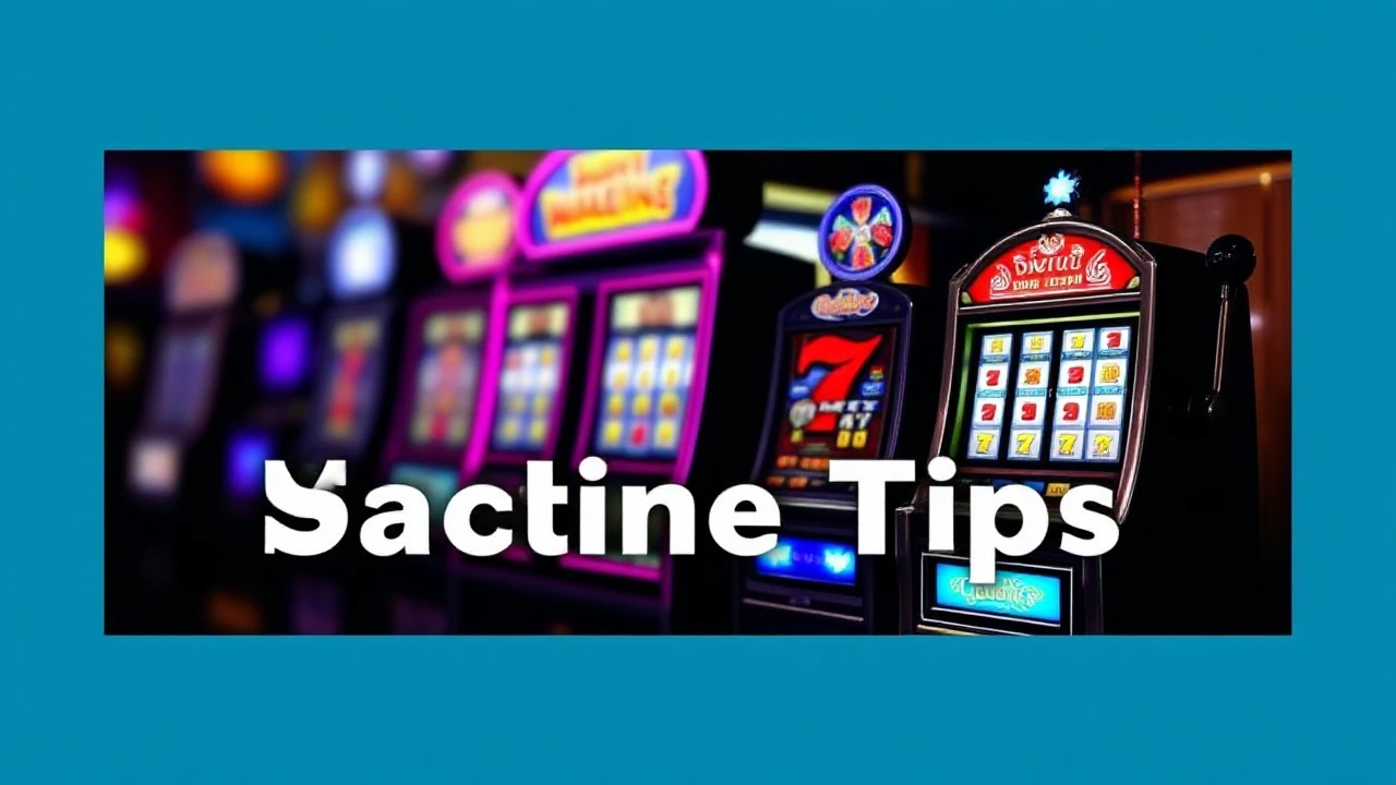 Valuable Slot Machine Tips Given by Experienced Participants