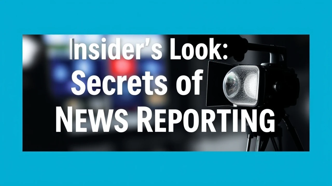 Insider's Look: Revealing the Secrets of News Reporting