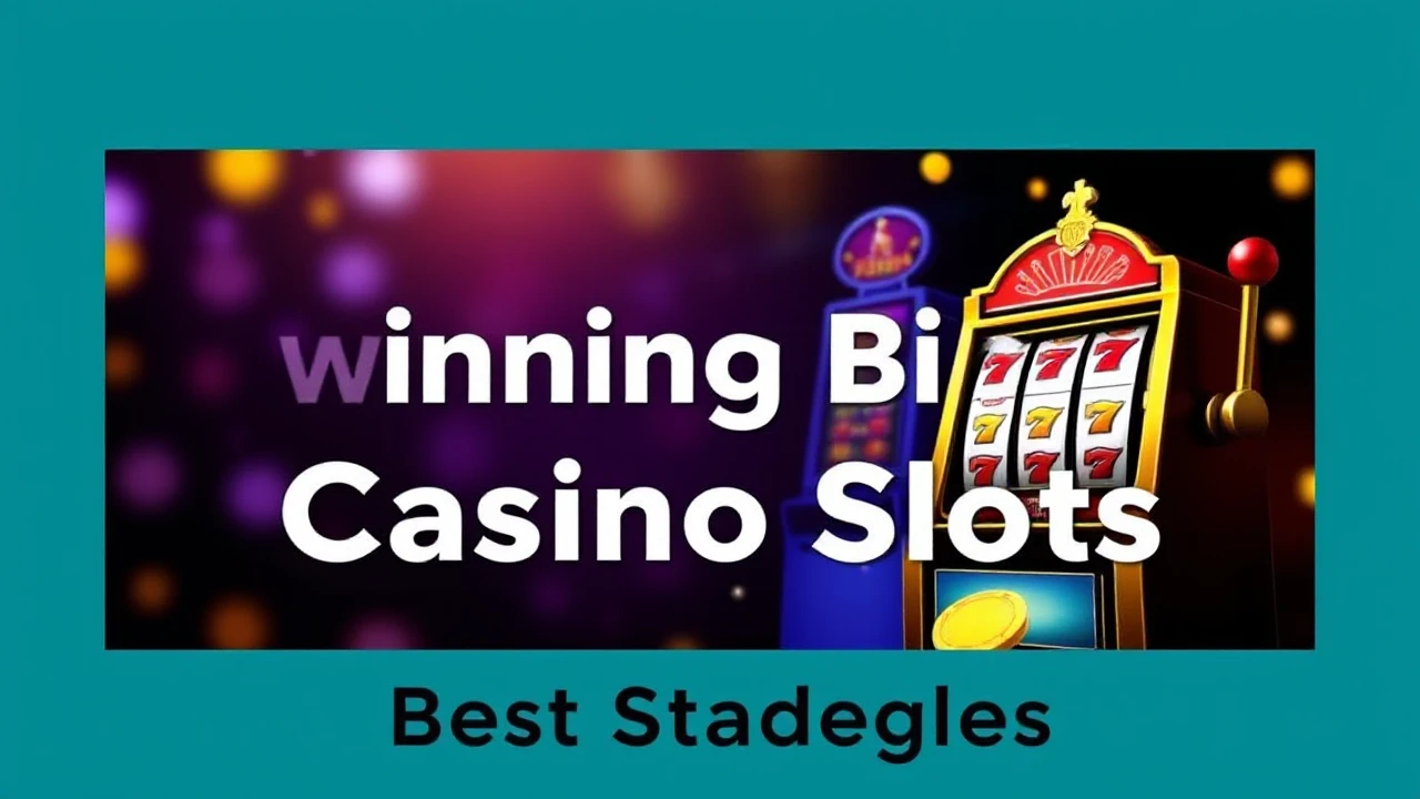 Conquering the Art of Winning Big at Casino Slots: Best Strategies