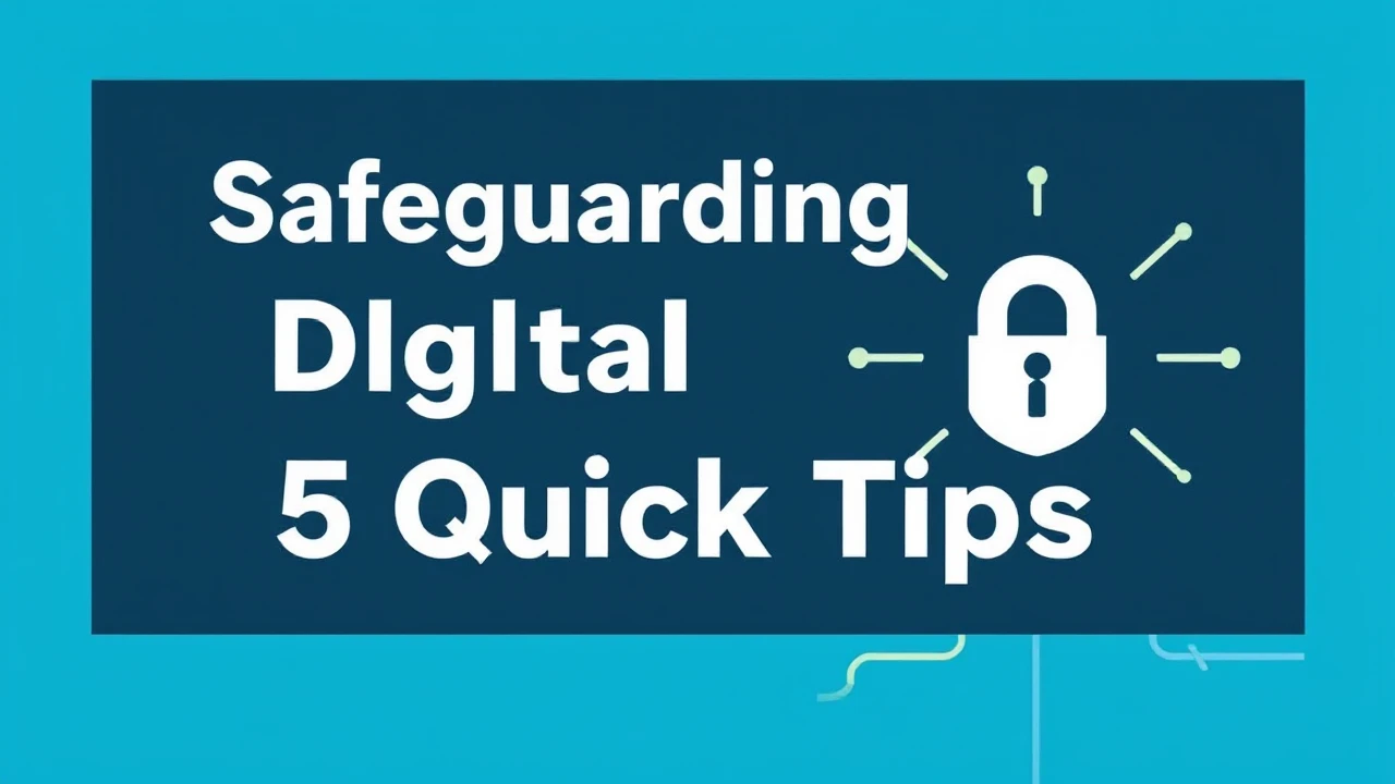 Safeguarding Your Digital Devices: 5 Quick Tips