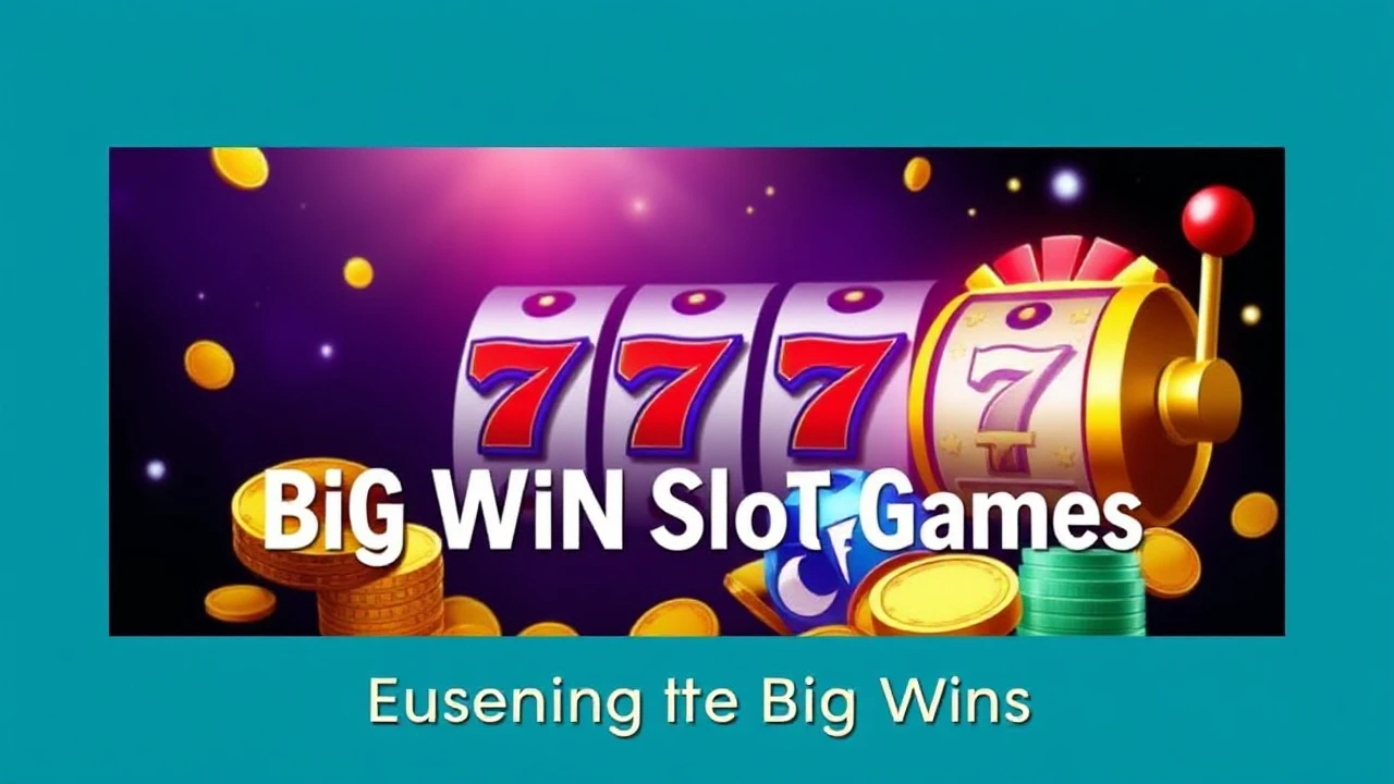The Attraction of Big Win Slot Games: Pursuing the Big Wins