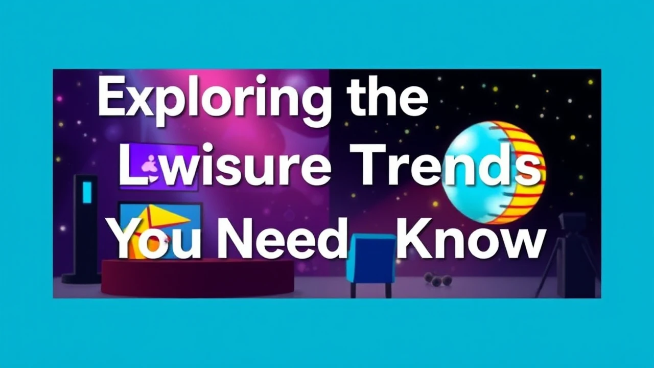 Exploring the Newest Leisure Trends You Need to Know