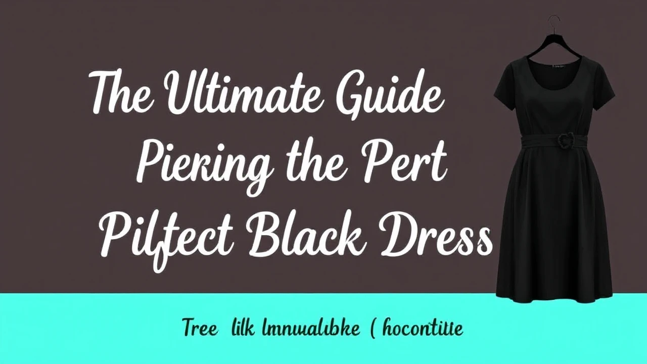 The Ultimate Guide of Picking the Perfect Little Black Dress