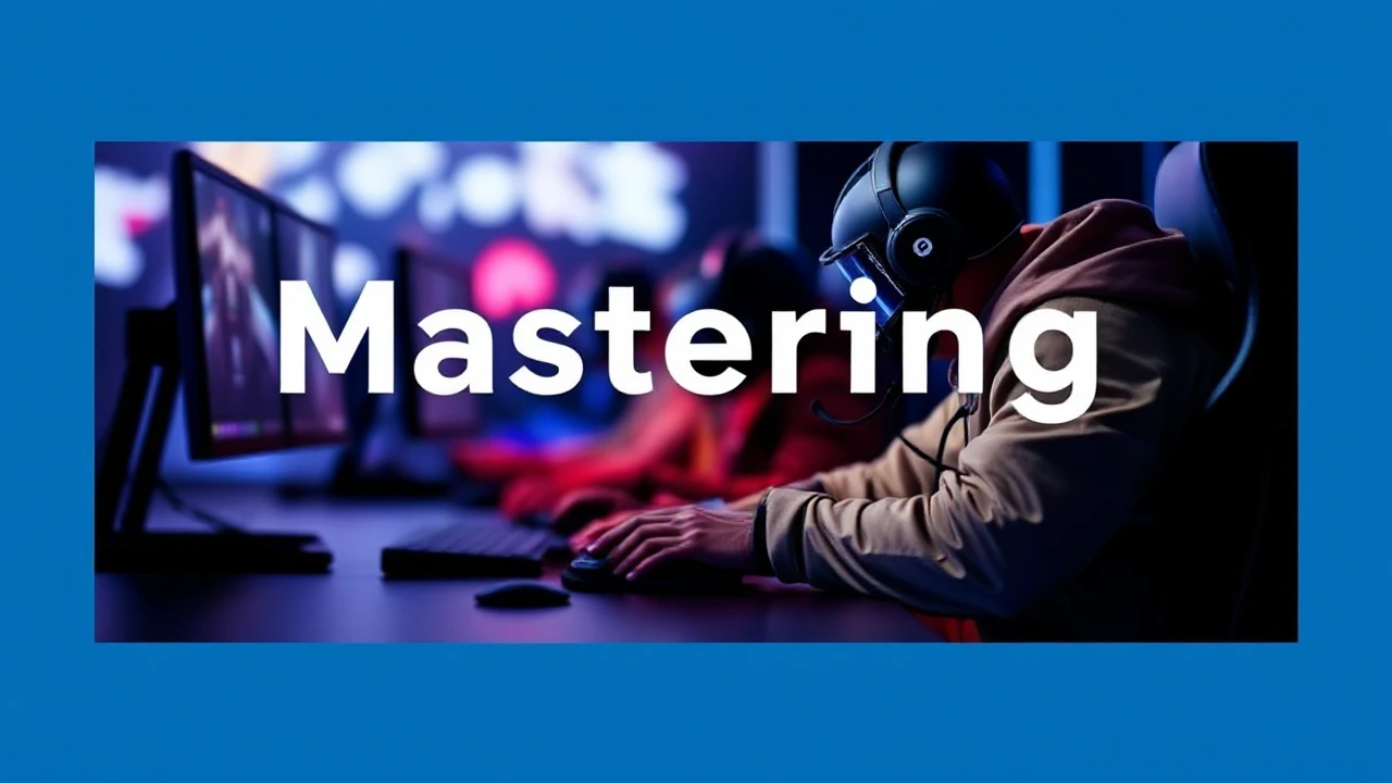 Mastering Esports: A Beginner's Guide to Conquering the Game