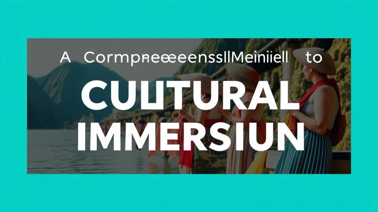 A Comprehensive Manual to Cultural Immersion: Embracing Local Traditions While Traveling
