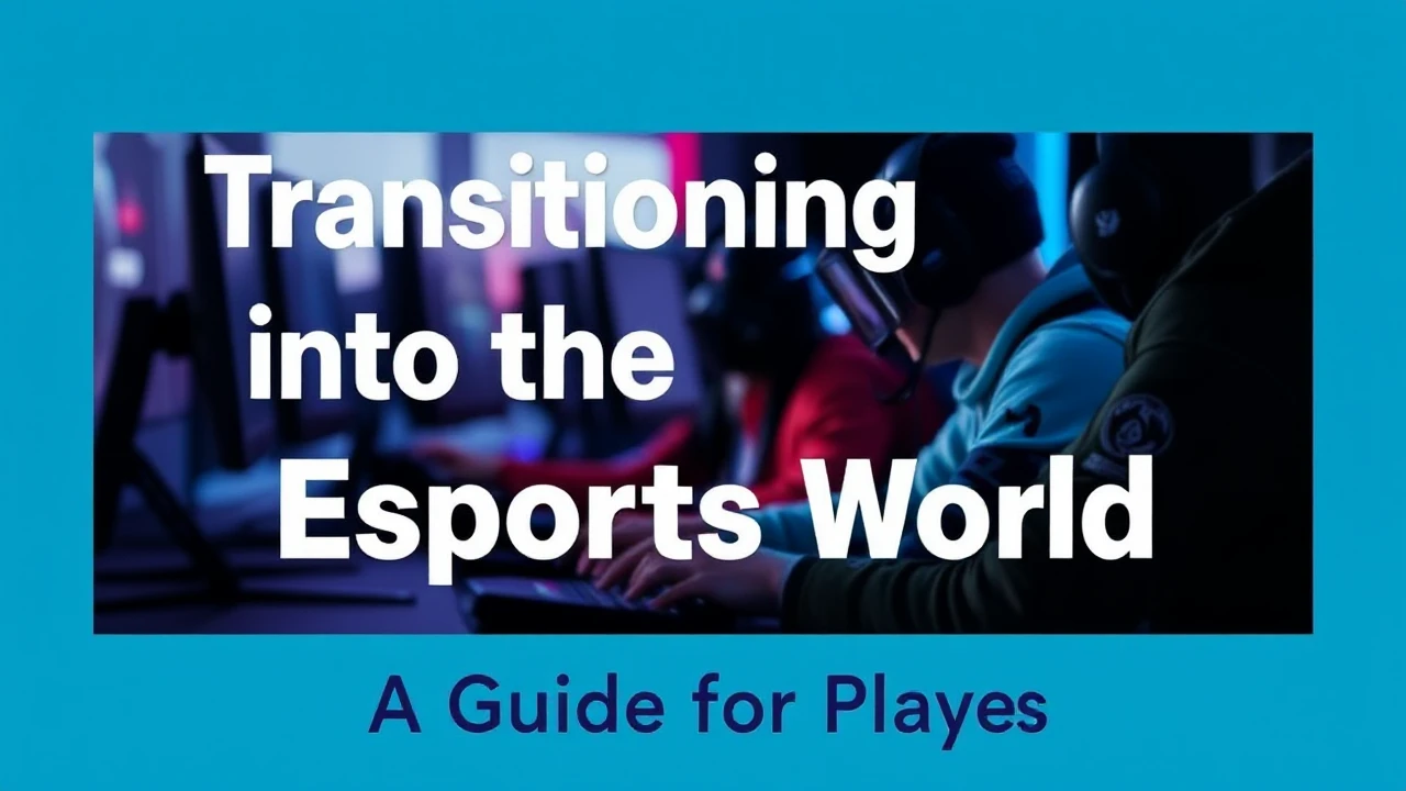 Transitioning into the Esports World: A Guide for Players