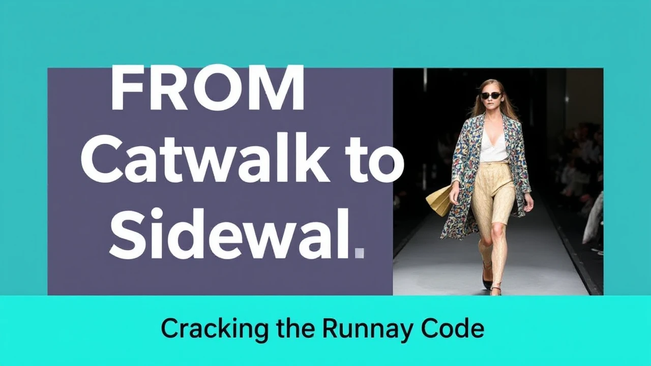 From Catwalk to Sidewalk: Fashion Forward Tips