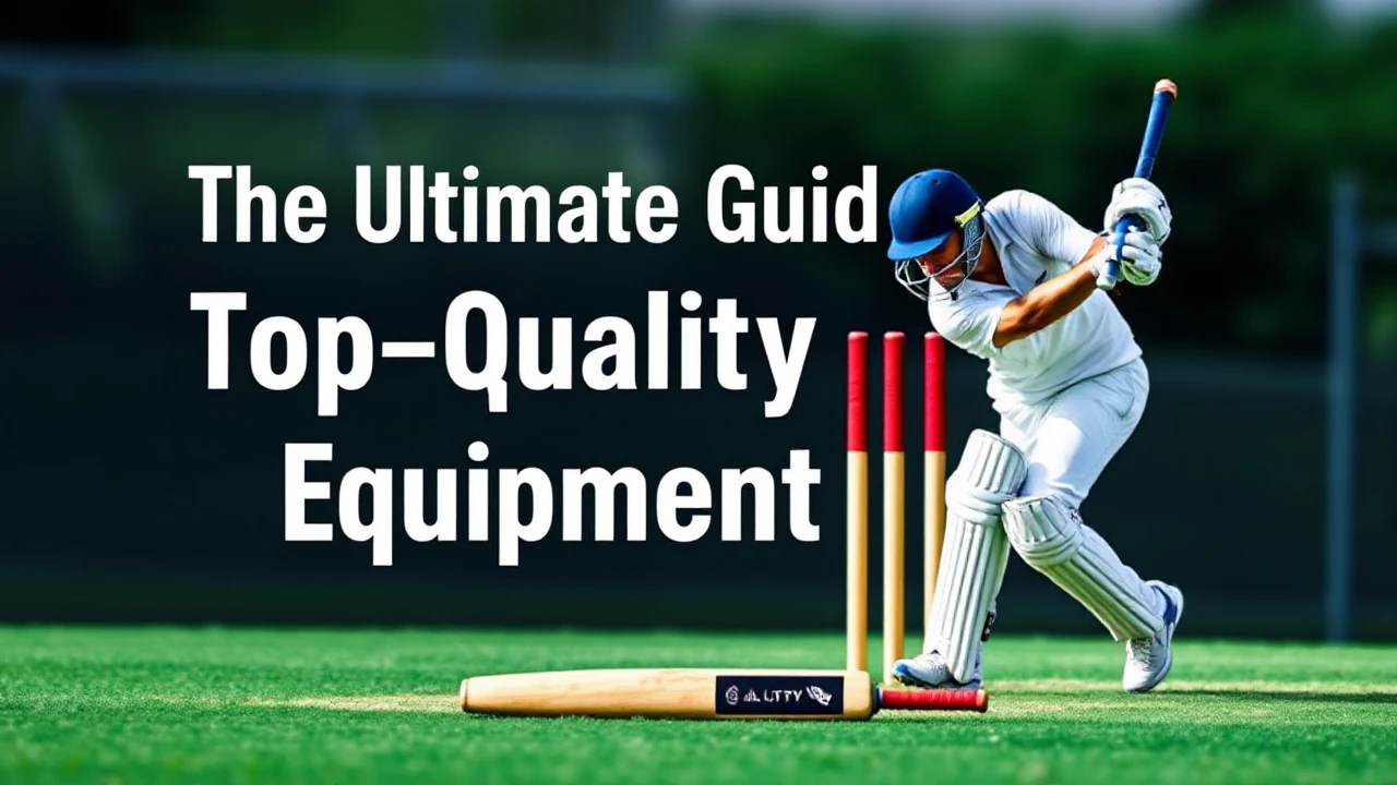 The Ultimate Guide to Top-Quality Cricket Equipment: What You Need to Begin Your Journey