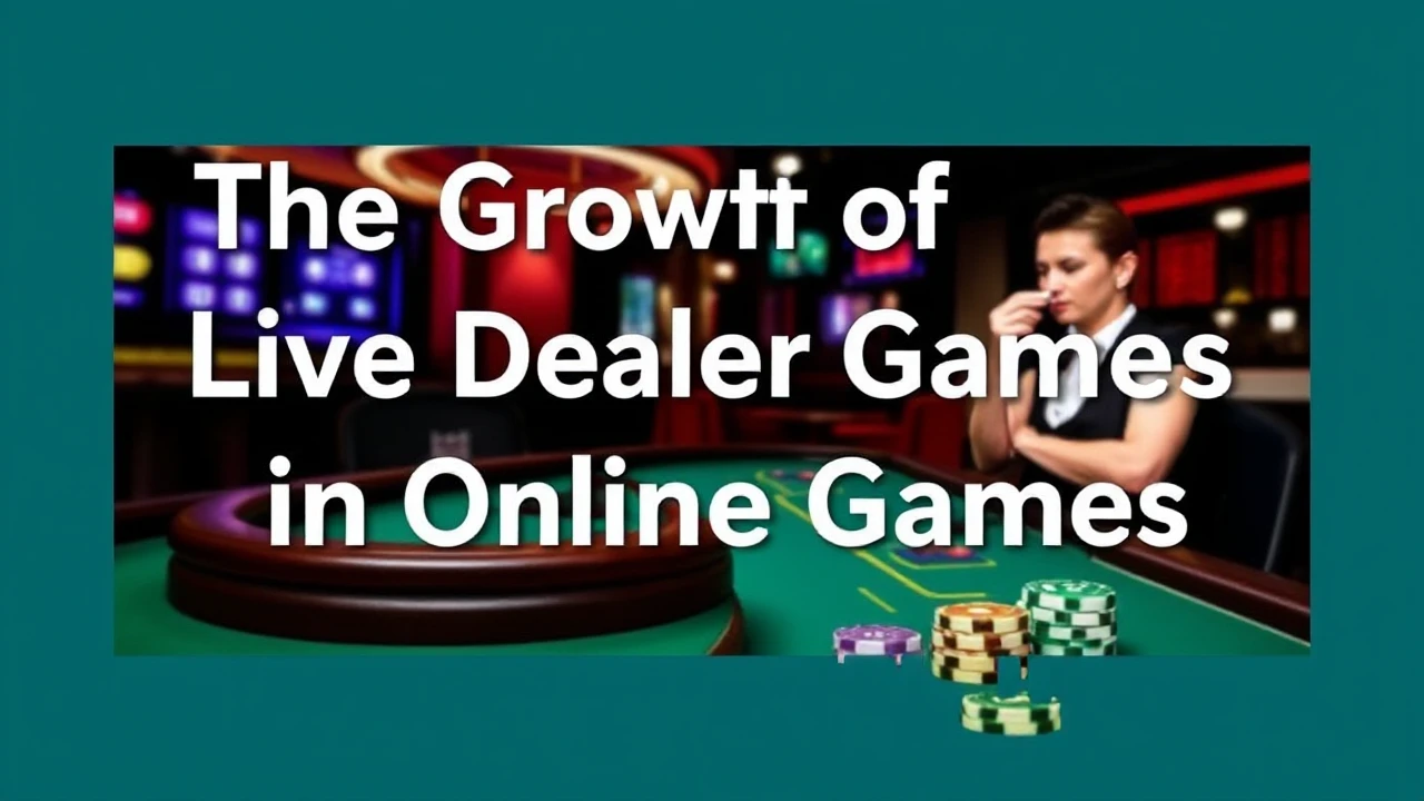 The Growth of Live Dealer Games in Online Casinos