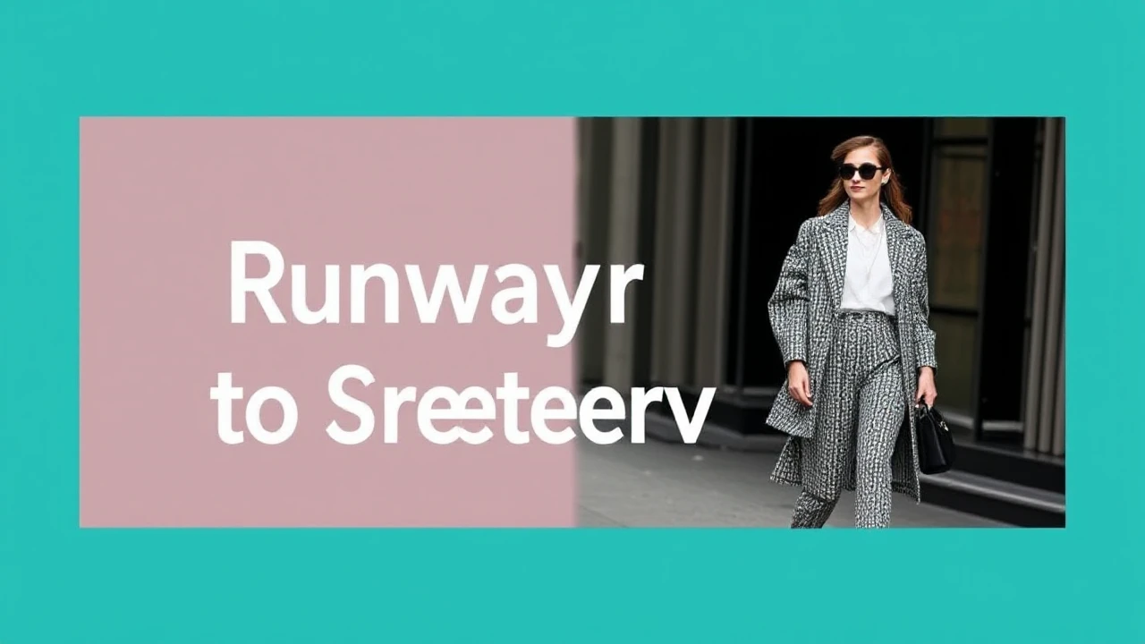 Fashion Mastery: Bringing Runway Trends to Street Style