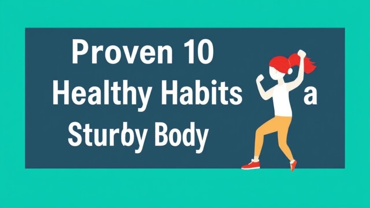 Proven 10 Healthy Habits for a Sturdy Body and Mind