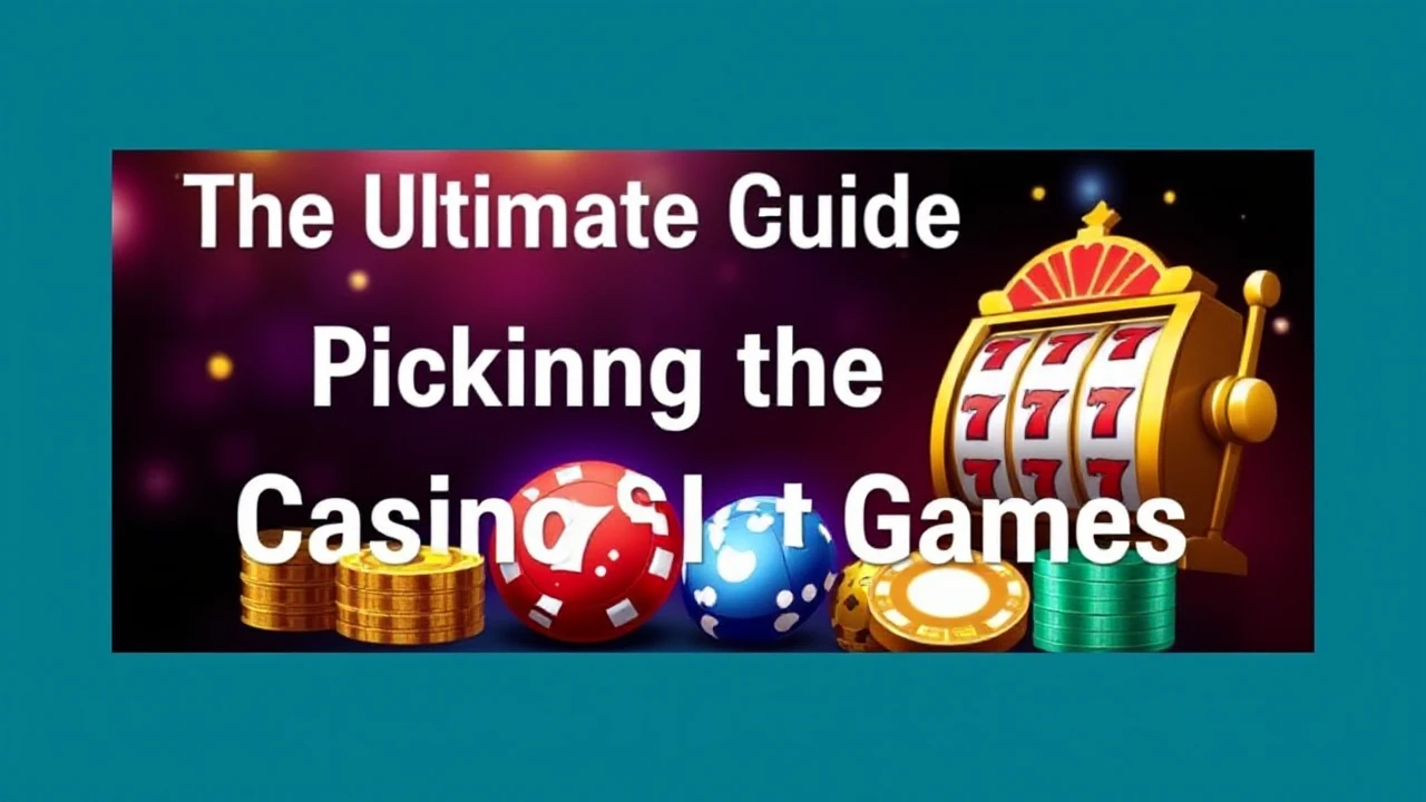 The Ultimate Guide to Picking the Best Casino Slot Games