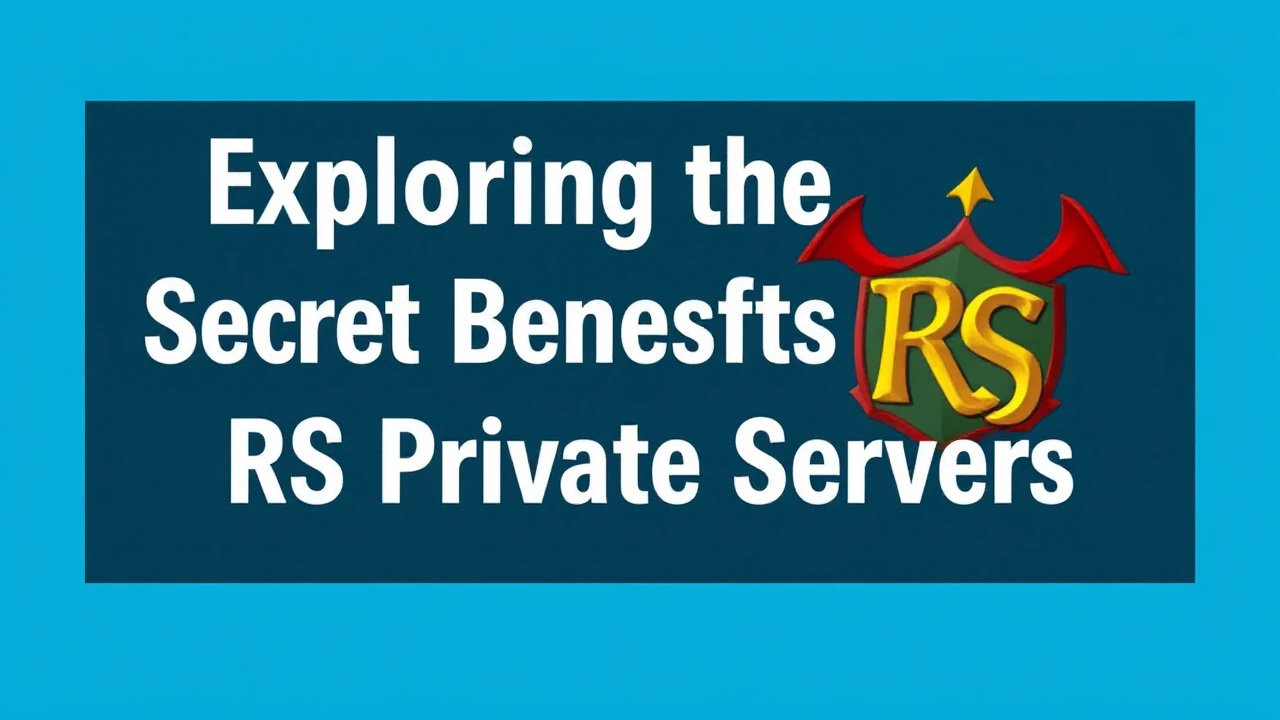 Exploring the Secret Benefits of RS Private Servers