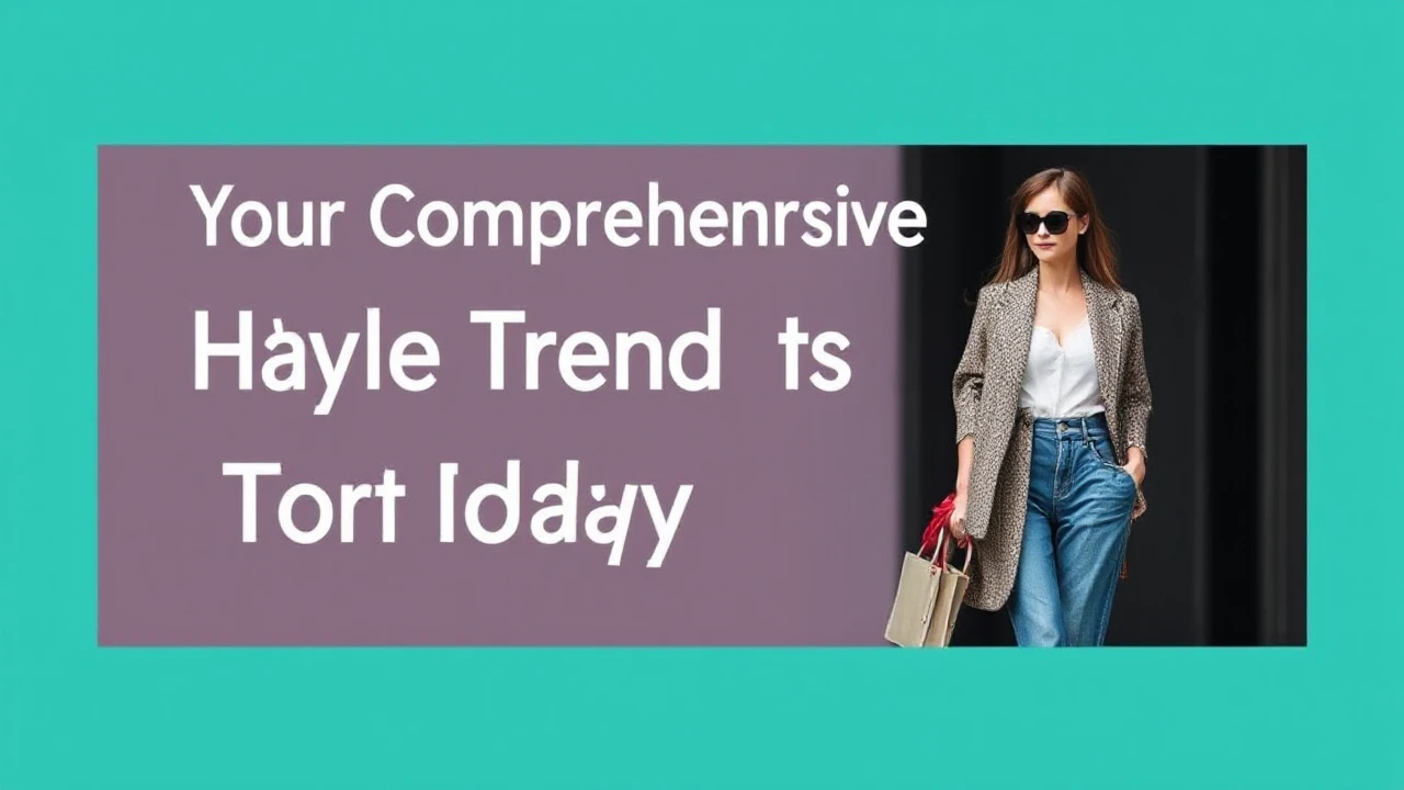 Your Comprehensive Handbook to Style Trends for Today's Woman