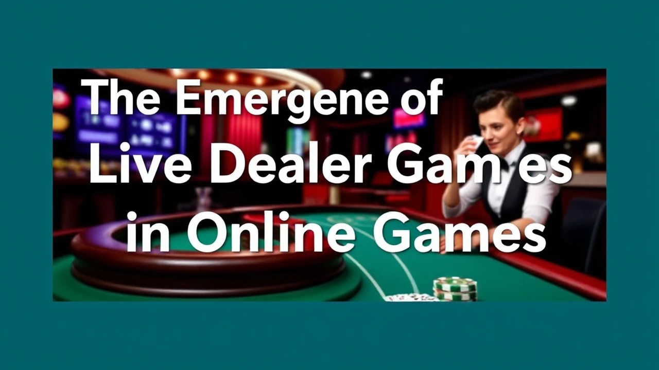 The Emergence of Live Dealer Games in Online Casinos