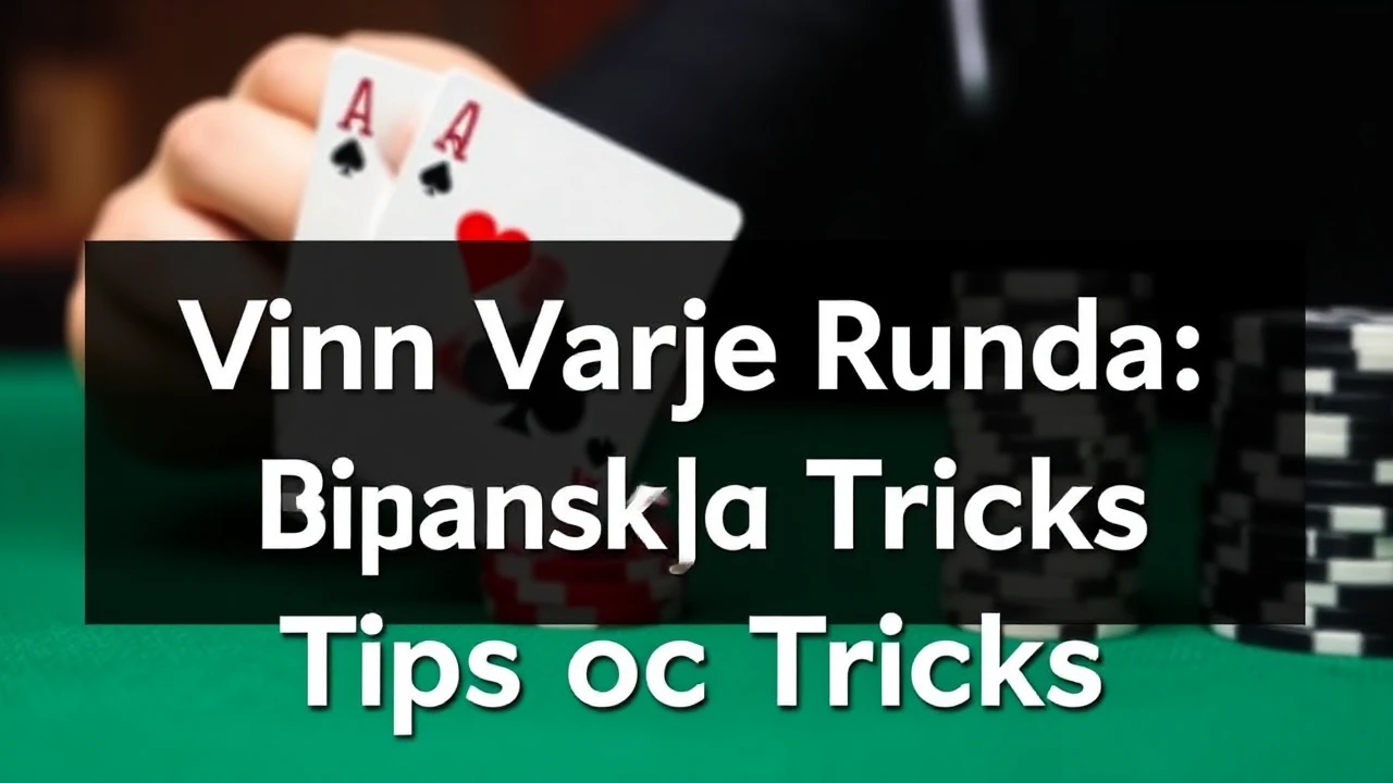 Vinn Varje Runda: Blackjack Tips och Tricks