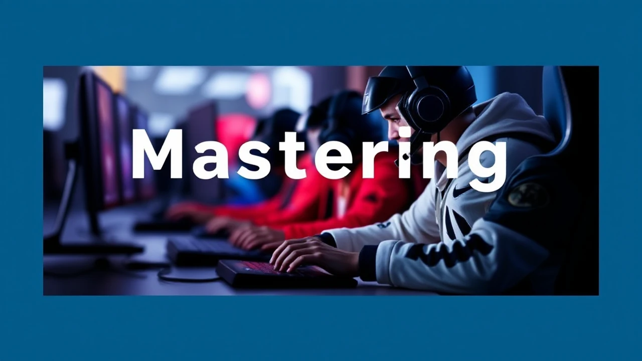 Mastering Esports: A Beginner's Introduction to Professional Gaming