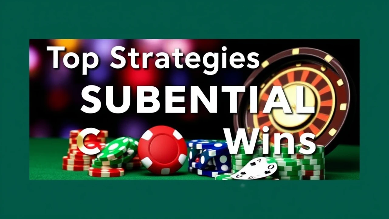 Top Strategies for Substantial Casino Wins