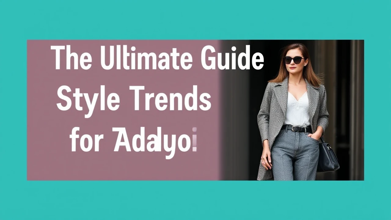 The Ultimate Guide to Style Trends for Today's Woman
