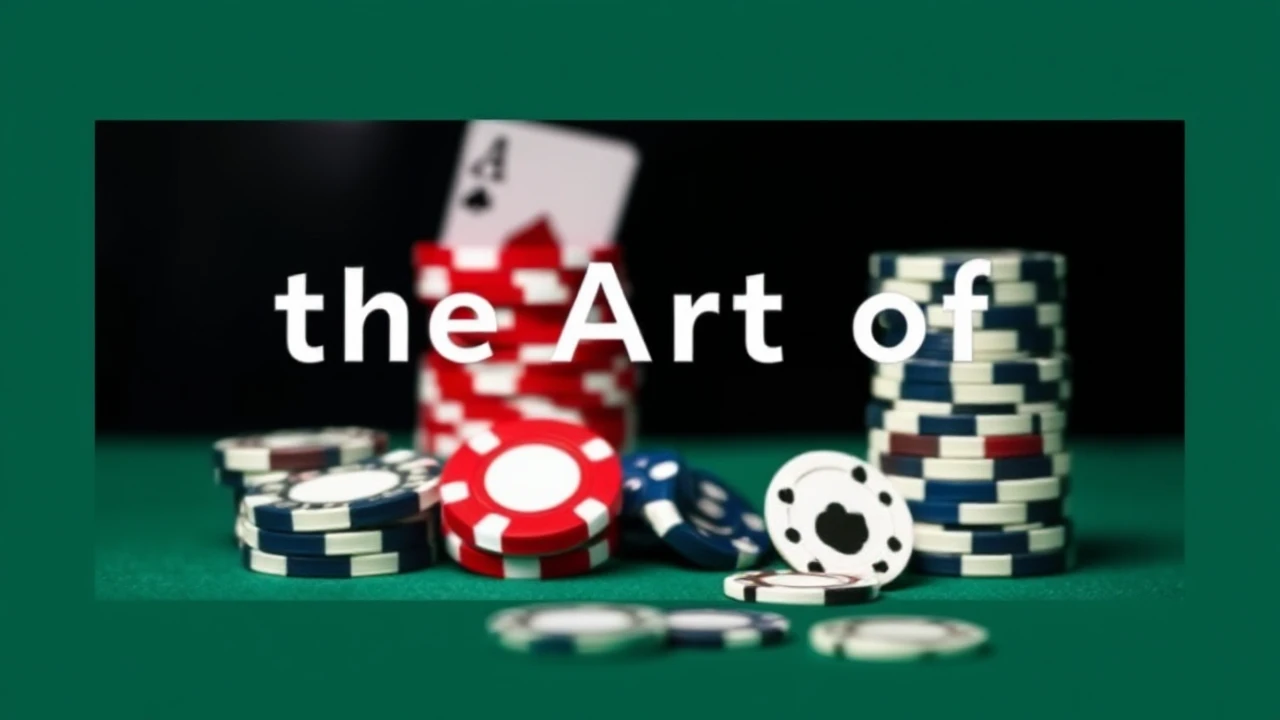 Unveiling the Art of Bluffing: Mastering the Poker Game