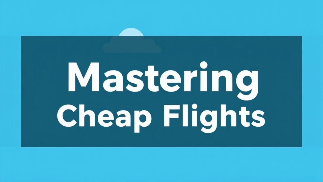 Expert Tips on Scoring Deals: Mastering Cheap Flights