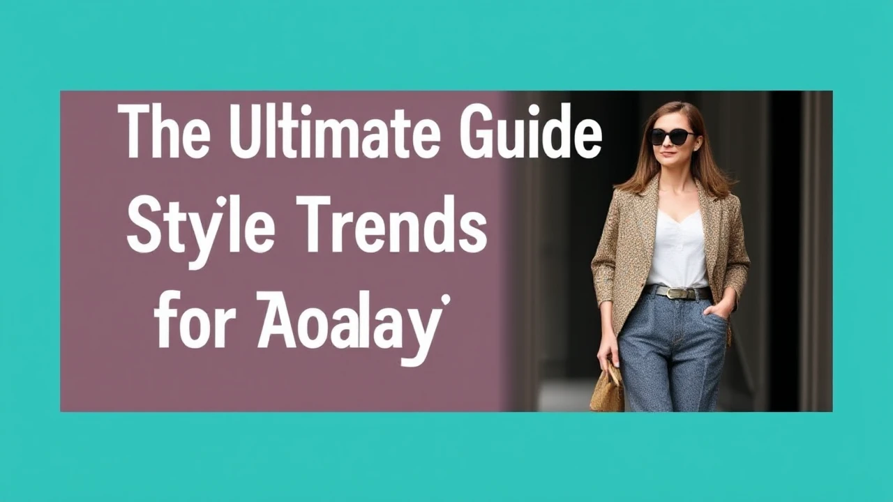 The Ultimate Guide to Style Trends for Today's Woman