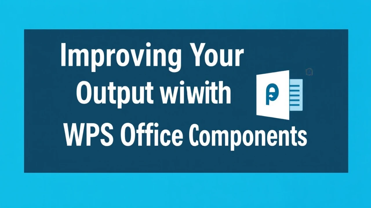 Improving Your Output with The Best WPS Office Components