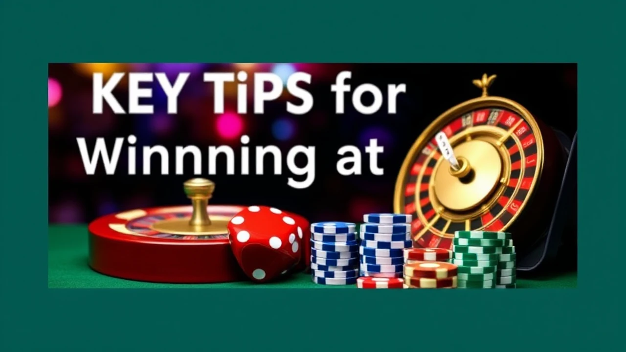 Key Tips for Winning at the Casino