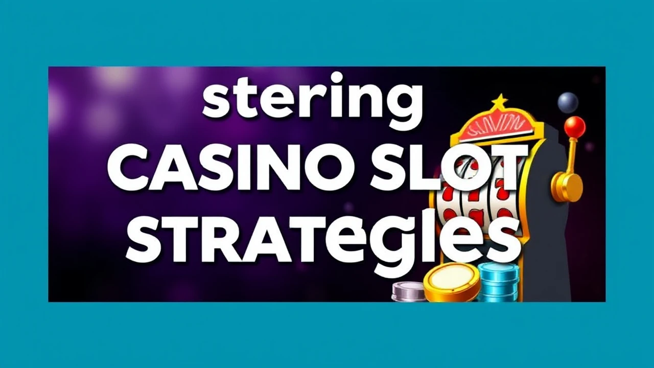 Mastering to Casino Slot Strategies