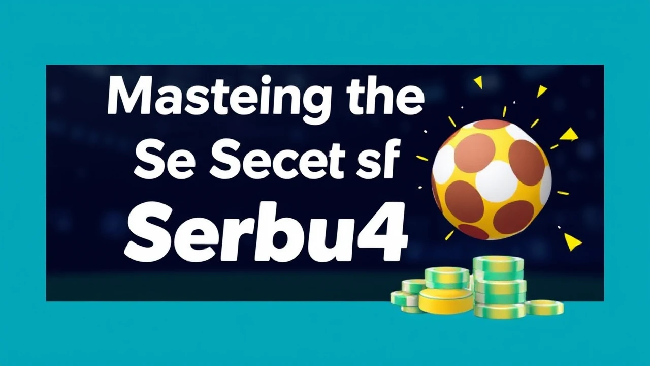 Mastering the Secrets of Serbu4d: Expert Tips for Winning Big