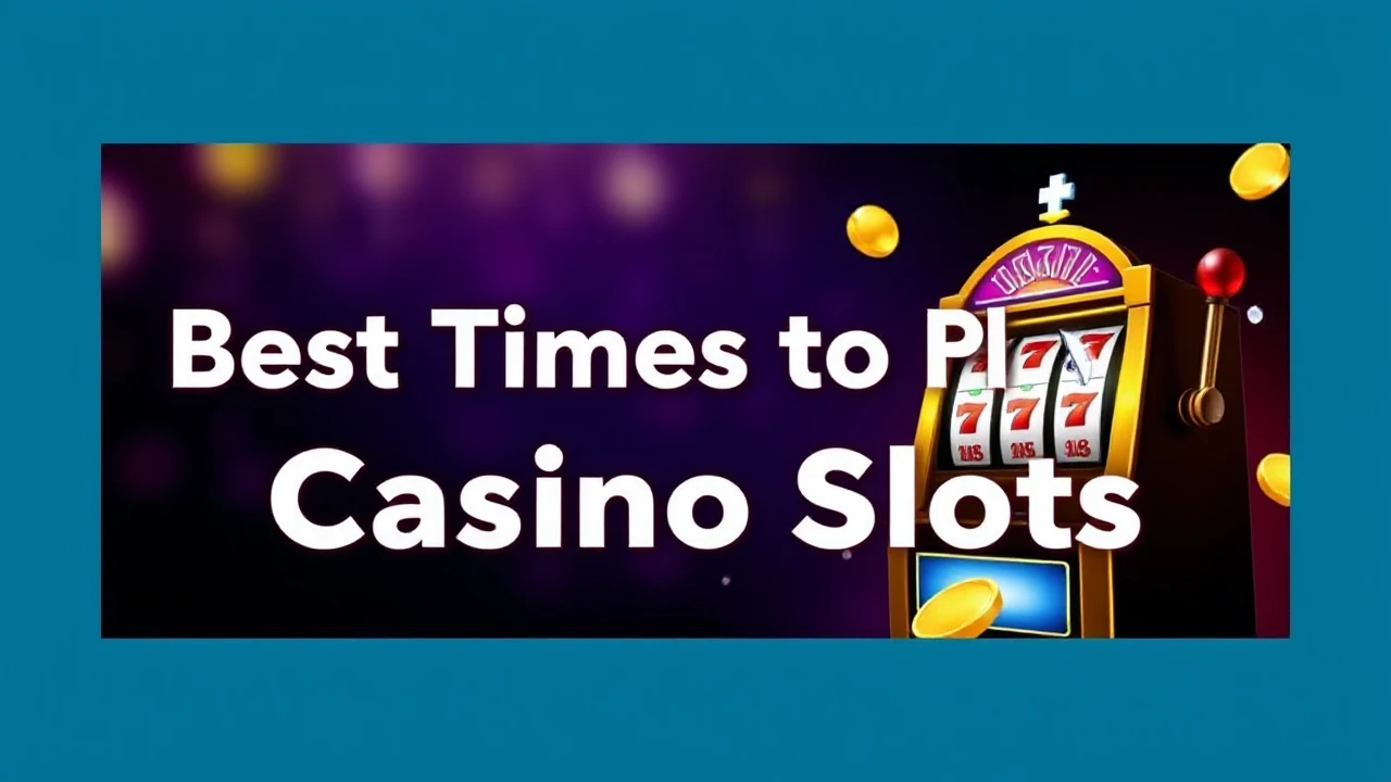 Get Lucky: Best Times to Play Casino Slots