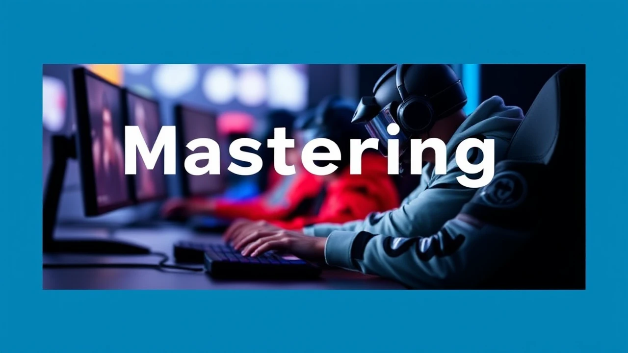 Mastering Esports: An Amateur's Introduction to Competitive Gaming