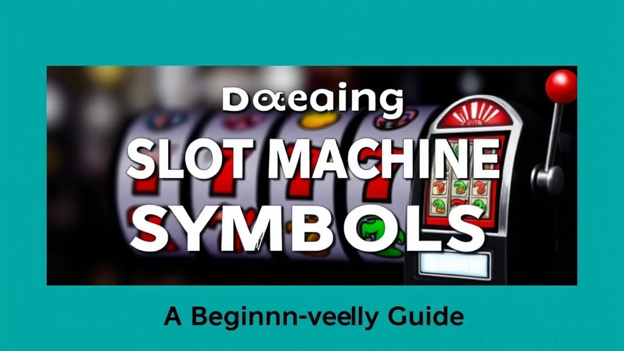 Decoding Slot Machine Symbols: A Beginner-Friendly Guide