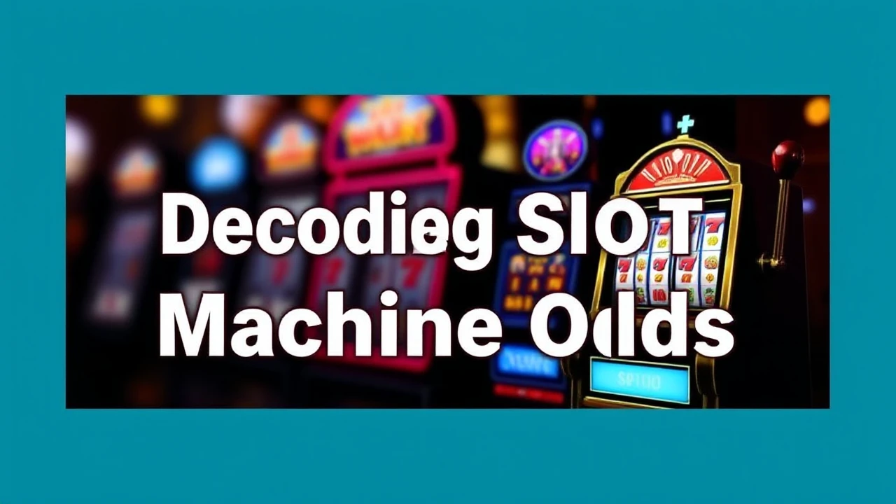 Decoding Slot Machine Odds: Your Guide to Winning Chances