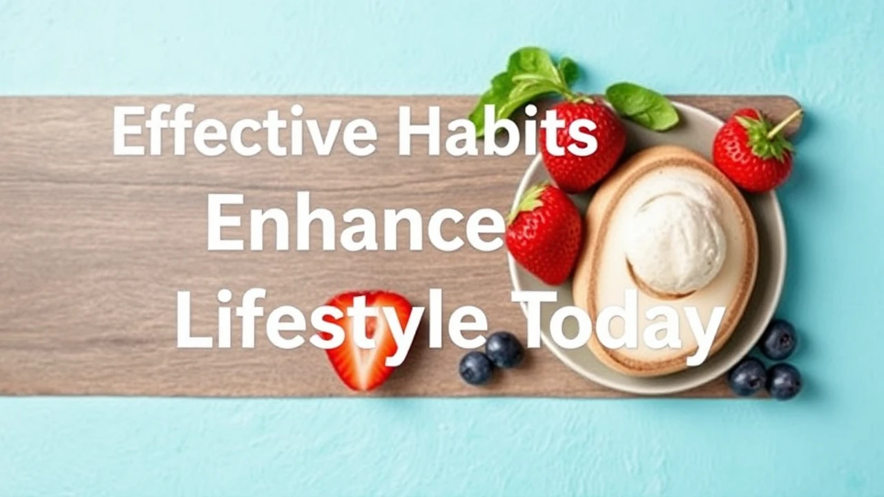Effective Habits to Enhance Your Lifestyle Today