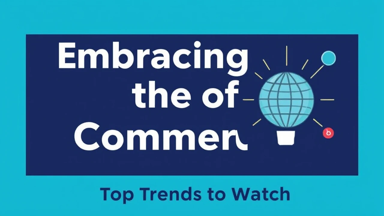 Embracing the of Commerce: Top Trends to Watch