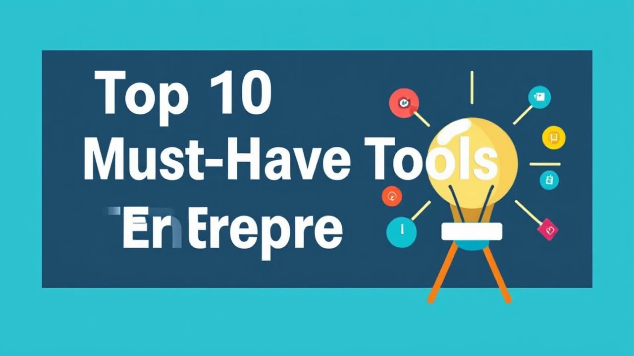 Top 10 Must-Have Tools for Every Entrepreneur